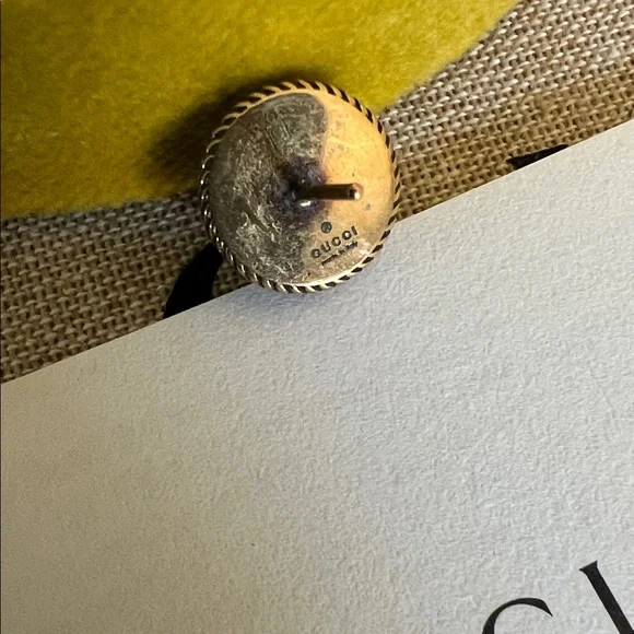 Gucci Gold and White Pearl Earrings - Picture 6 of 10